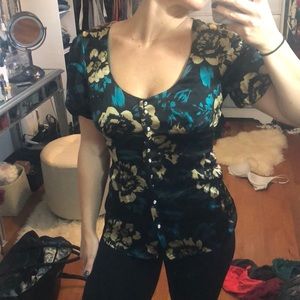 Guess floral blouse